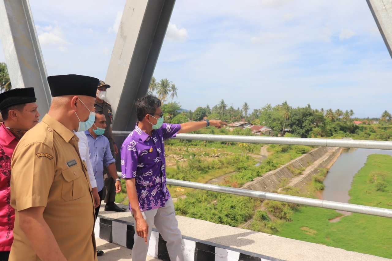 Akhirnya Gubernur Irwan Prayitno Resmikan Jembatan Kuranji.