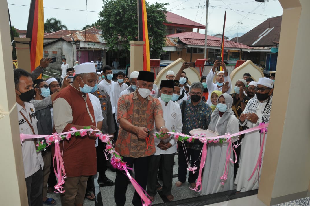 Gubernur Sumbar Resmikan Surau Papan Palinggam,  Ciptakan Generasi Pemimpin Masa Datang