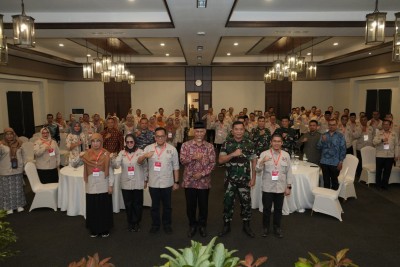 Gubernur Mahyeldi Buka Pembekalan Kader Bela Negara Tingkat Madya Pejabat Eselon I dan II Pemprov Sumbar.