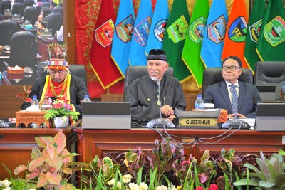 Gubernur Mahyeldi Urai Segudang Prestasi Pemprov Saat Peringatan Hari Jadi Sumbar Ke-78