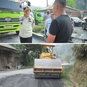 Gubernur Mahyeldi Apresiasi Inisiatif Pengusaha Tambang Perbaiki Jalan Penghubung Payakumbuh-Sitangkai dan Minta Seluruh Perusahaan Patuhi Tonase Sesuai Kelas Jalan