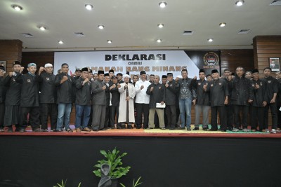 Deklarasi ARMI, Gubernur Mahyeldi Sebut Pentingnya Peran Ormas dalam Pemajuan Kebudayaan Minangkabau