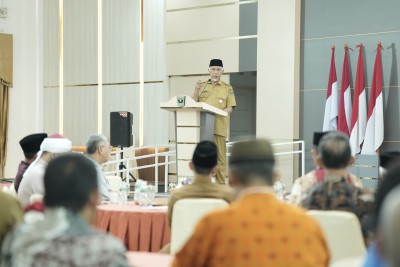 Buka FGD Kebudayaan, Gubernur Mahyeldi Jelaskan Upaya Pemprov Sumbar untuk Pelestarian Budaya Minangkabau.