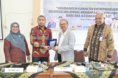 Berikan Kuliah Umum di Unsri, Plt Gubernur Sumbar Dorong Generasi Milenial Jadi Entrepreneur